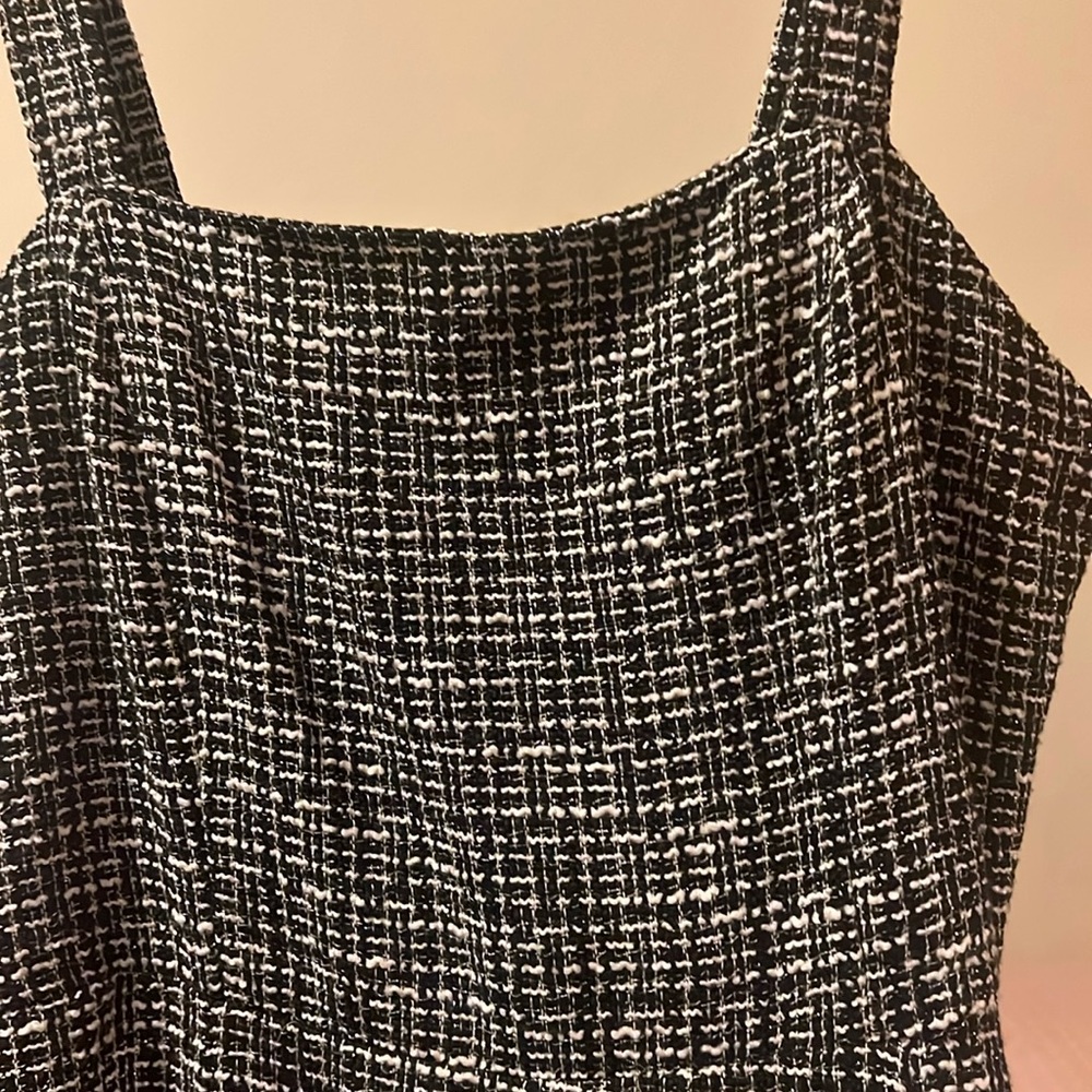 Aqua twill dress